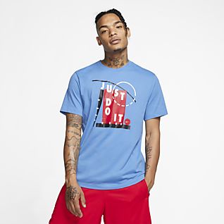 baby blue and red nike shirt