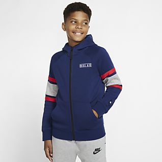 nike brushed sweat-shirt à capuche garçon nike brushed sweat-shirt à capuche garçon