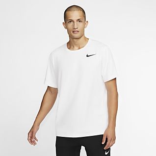 Herre Nike Pro Dri FIT Overdeler og T skjorter. Nike NO Nike Pro T Skjorte V Neck Hvit Dame | unisportstore.no