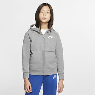 Nike Sportswear Dziewczęca rozpinana bluza z kapturem
