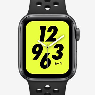 Apple Watch Nike+ Series 4 (GPS + Mobilfunk) mit Nike Sport Band 40-mm-Sportuhr