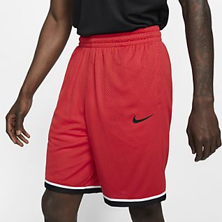 red nike gym shorts