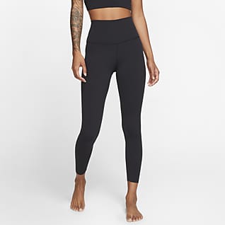 Nike Yoga Dri-FIT Luxe Leggings de tela Infinalon y cintura alta de 7/8 para mujer
