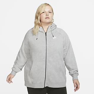 Nike Sportswear Essential (grande taille) Sweat à capuche et zip pour Femme