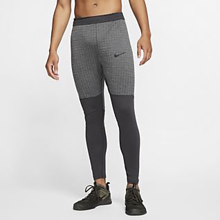 mallas nike pro hombre verdes