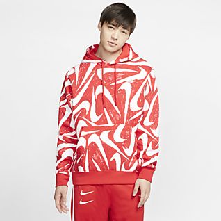 pink nike hoodie mens