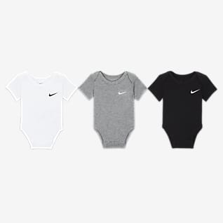 Nike Bodies com Swoosh para bebé (3–6 M, embalagem de 3)