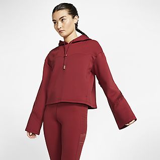 sudadera nike mujer roja