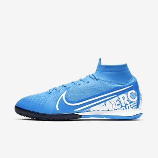 zapatos de futbol nike azules