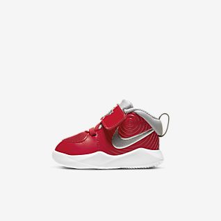 red nike boy shoes