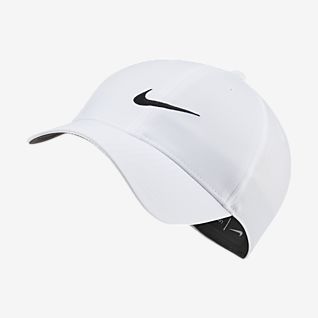 white nike golf visor