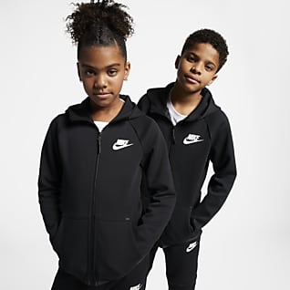 Nike Sportswear Tech Fleece Big Kids' Full-Zip Jacket