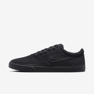 nike skate shoes leather