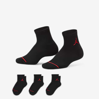 Jordan Cushioned Ankle 儿童运动童袜（3 双）