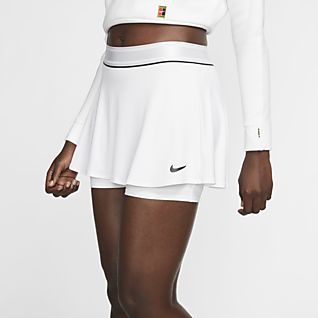 falda tenis blanca