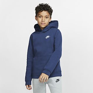 boys black nike jumper