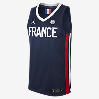 Jordan Sleeveless & Tank Tops. Nike FR Maillot de basketball France Jordan (Road) pour Homme. Nike FR