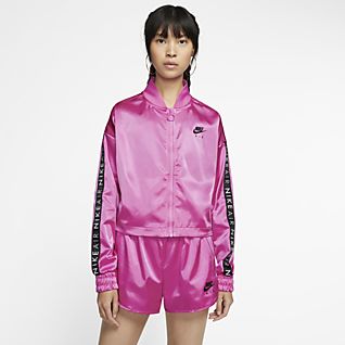 pink nike tracksuit womens