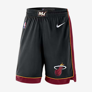 Miami Heat Icon Edition Nike NBA Swingman-shorts för män