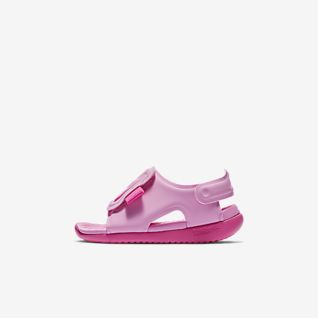 baby girl nike slides