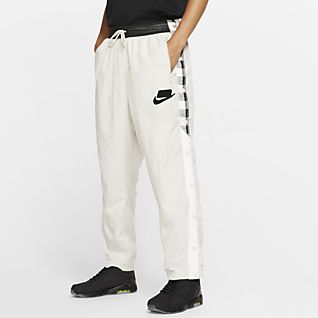 white nike pants mens