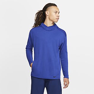 navy blue dri fit hoodie