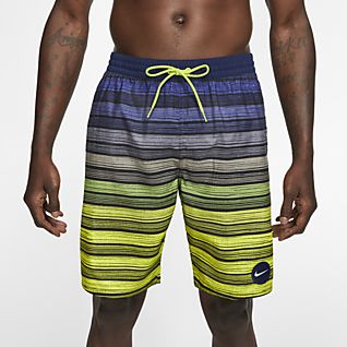 green nike swim shorts