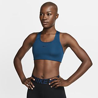 tan nike sports bra