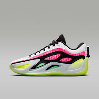 White/Black/Light Lucid Green/Pink Blast