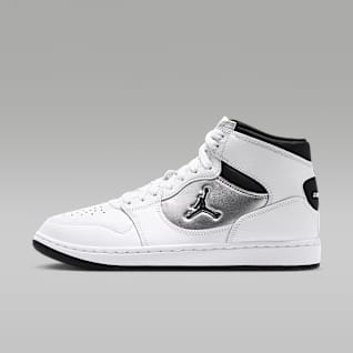 Blanc/Metallic Silver/Noir