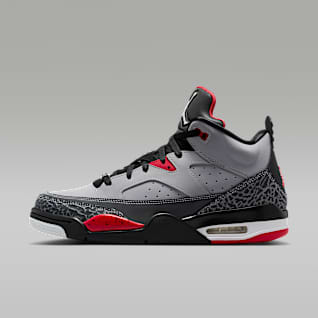 Cement Grey/Black/Fire Red/White