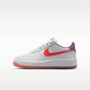 Blanco/Naranja césped/Violeta brillante