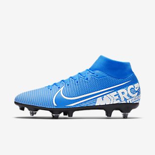 blue and black nike football boots