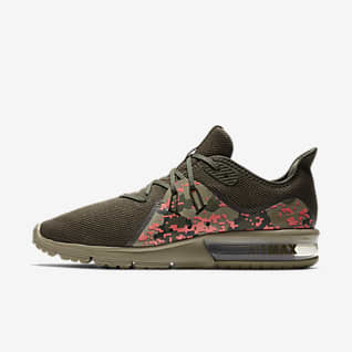 olive green nike running shoes