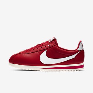 all red cortez shoes
