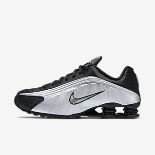 nike shox gray
