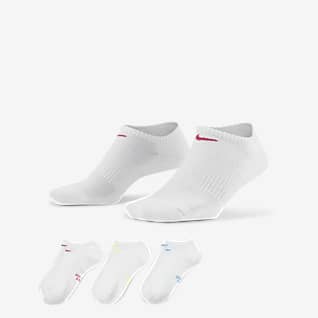Nike Everyday Cushioned Calcetines de entrenamiento invisibles (3 pares)