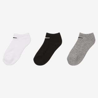 4 12 PACK Kid/'s Sports Cotton Crew Socks Solid Black Junior Size 6-8 Boy Girls