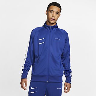 all blue nike tracksuit