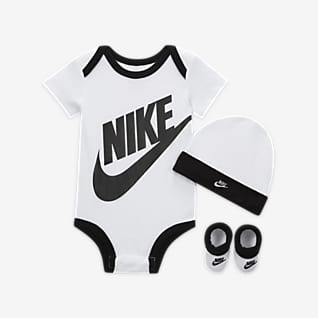 Nike Conjunto de body, gorro y calzado para bebé (6 a 12 meses) 