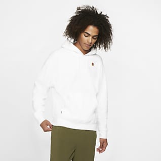 white nike zip up hoodie