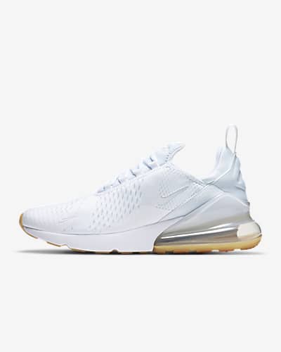 pure white nike air max 270