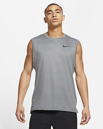 nike men's sleeveless workout shirts