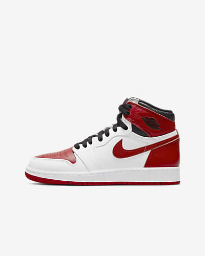 air jordan red and black and white