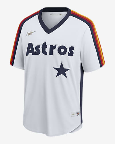 Buy MLB Mens Houston Astros Home Replica Baseball Jersey (White/Black  Pinstripe, X-Large) Online at Low Prices in India 