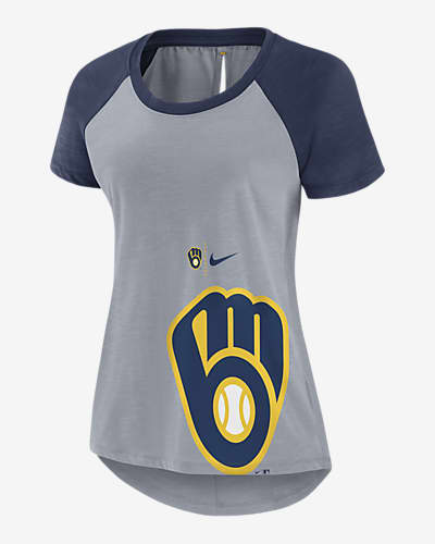 Milwaukee Brewers Nike Powder Blue City Connect Dri-FIT Practice T-Shirt