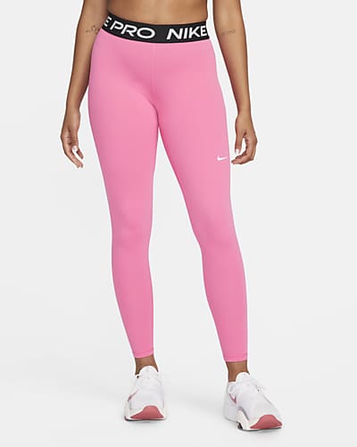 Buy Nike Women's Pro Full-Length Graphic Training Leggings Pink in