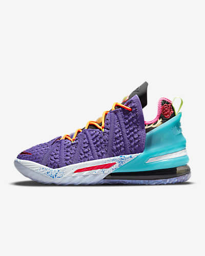 Purple LeBron James Shoes. Nike.com