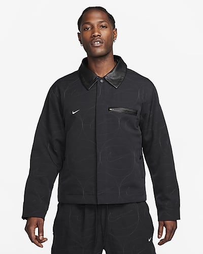 Men's Nike Black Golden State Warriors City Edition Lightweight DNA Full-Snap Jacket