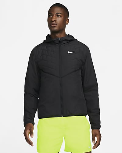 nike puffer jacket black mens